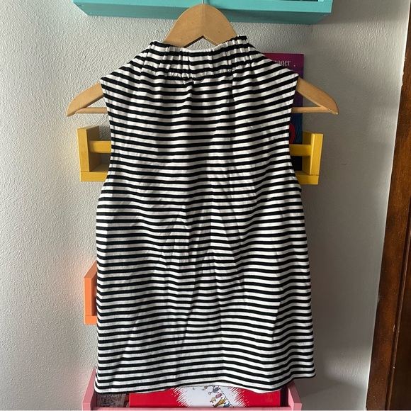 Tibi Ren Stripe Knit Shirred Top - Picture 5 of 6
